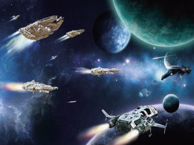 Fototapete Weltraumstreitkräfte