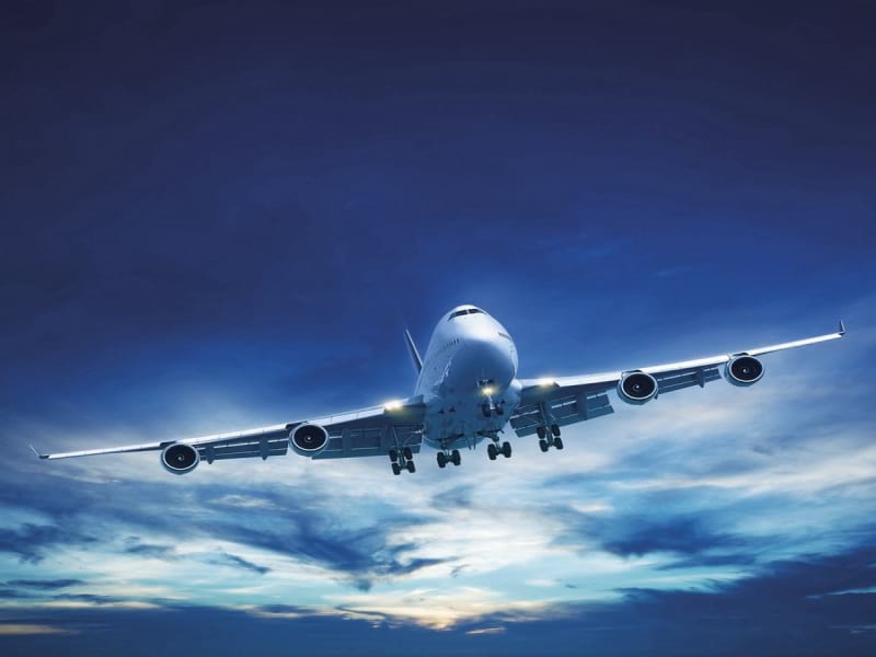Fototapeta Großes Flugzeug
