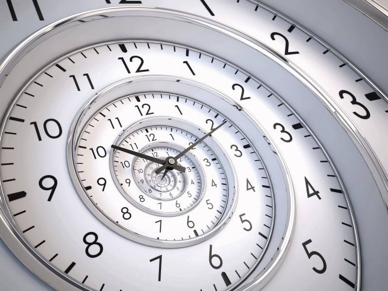 Fototapeta Große Uhr