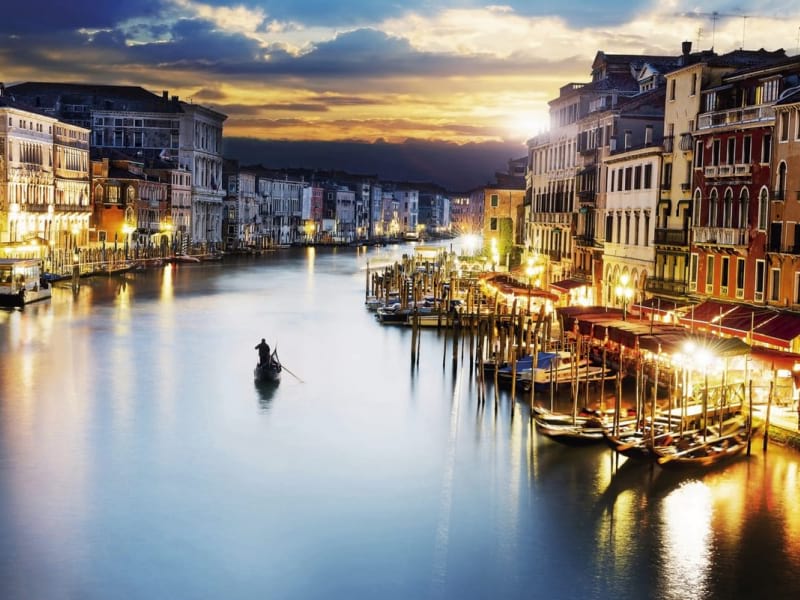 Fototapeta Nacht in Venedig