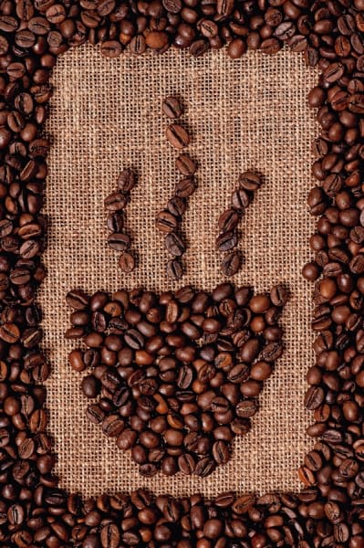 Fototapeta Kaffeezeichnung