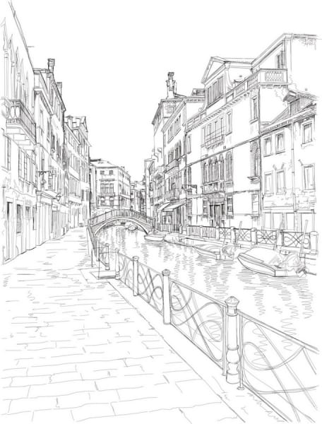 Fototapeta Straßen von Venedig