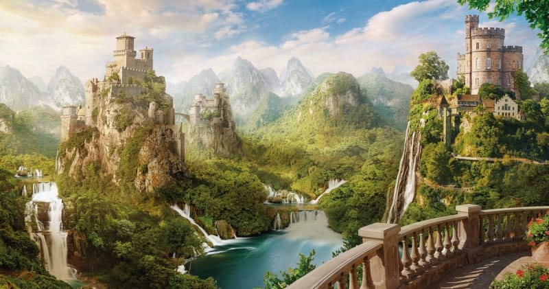 Fototapeta Fantastische Landschaft