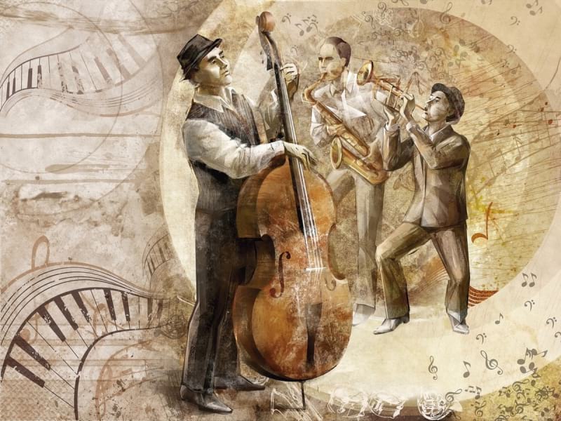 Fototapeta Jazzmusiker