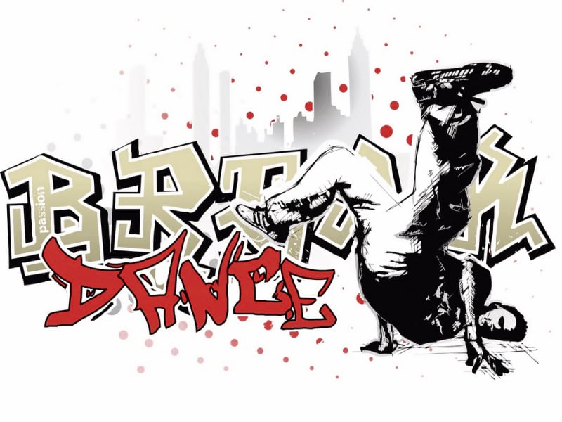Fototapeta Breakdance-Graffiti