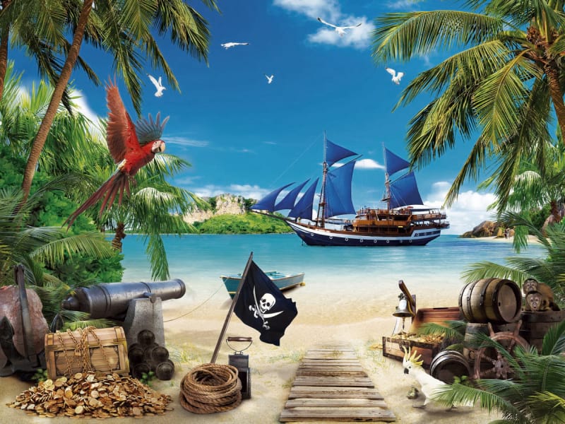 Fototapeta Schätze der Piraten
