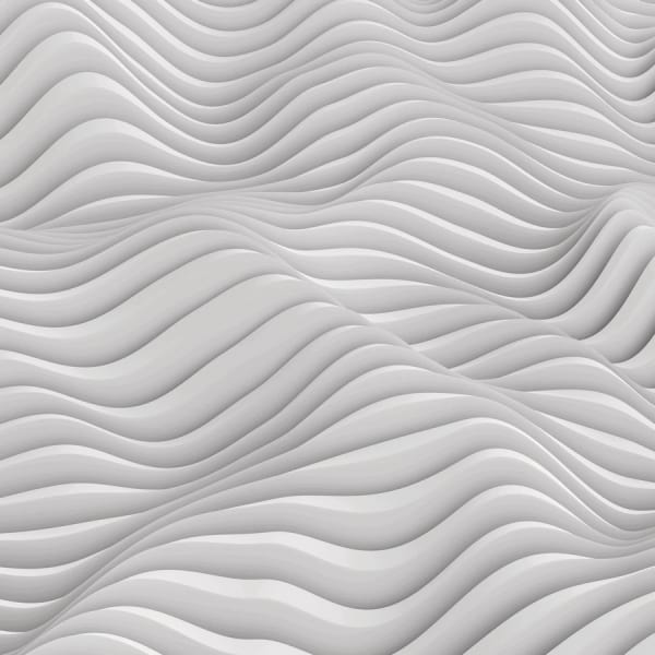 Fototapeta Weiße Wellen 3D