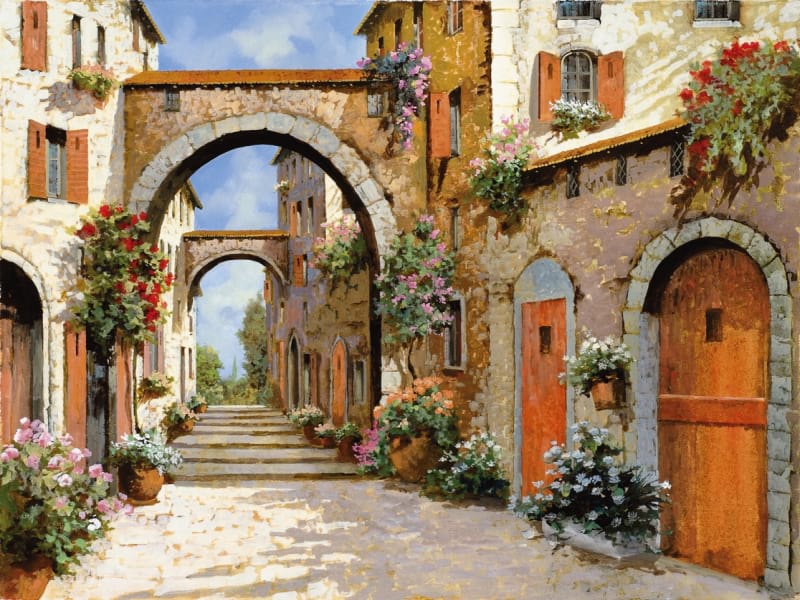 Fototapeta Italienische Straße