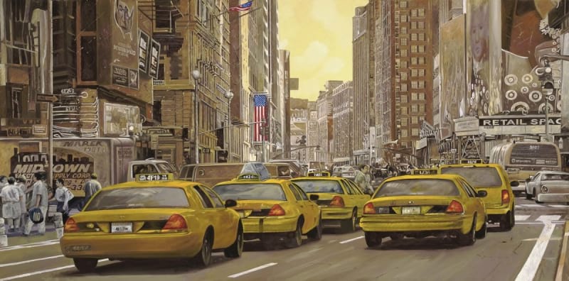 Fototapeta New Yorker Taxi