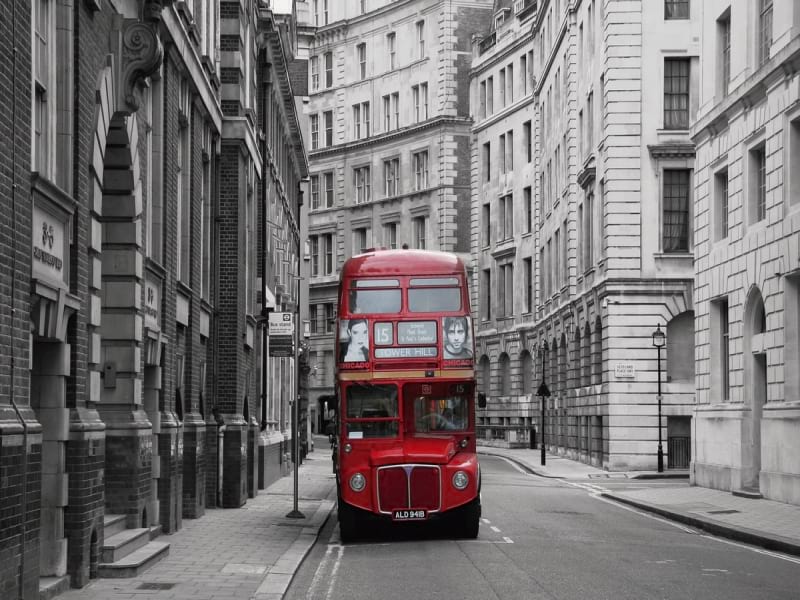 Fototapeta Londoner roter Bus
