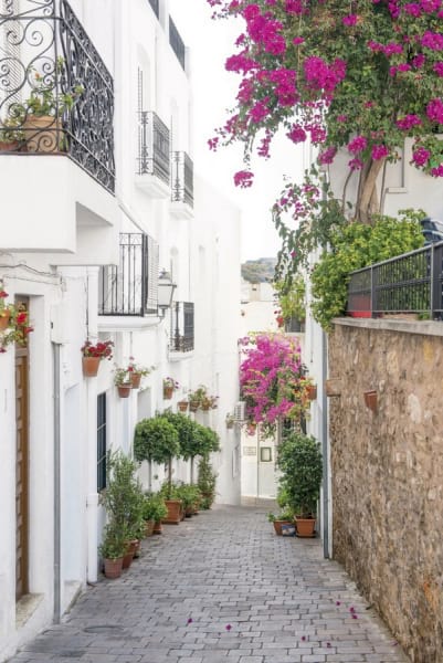 Fototapeta Ruhige Straße in Spanien