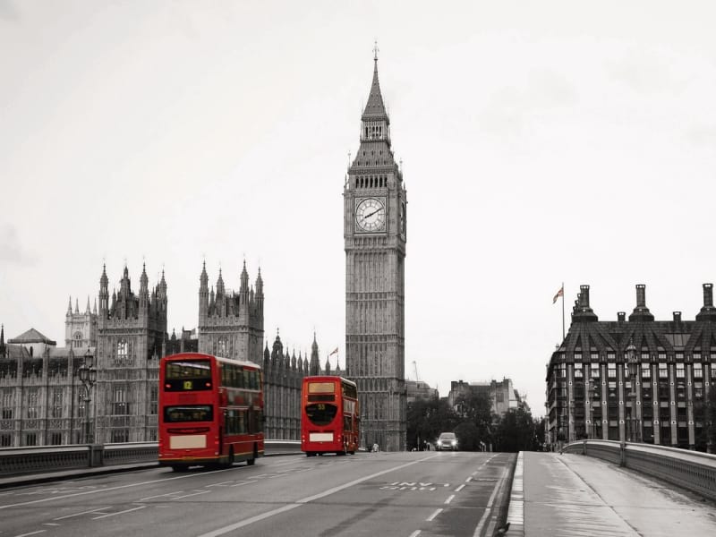 Fototapeta Busse in London