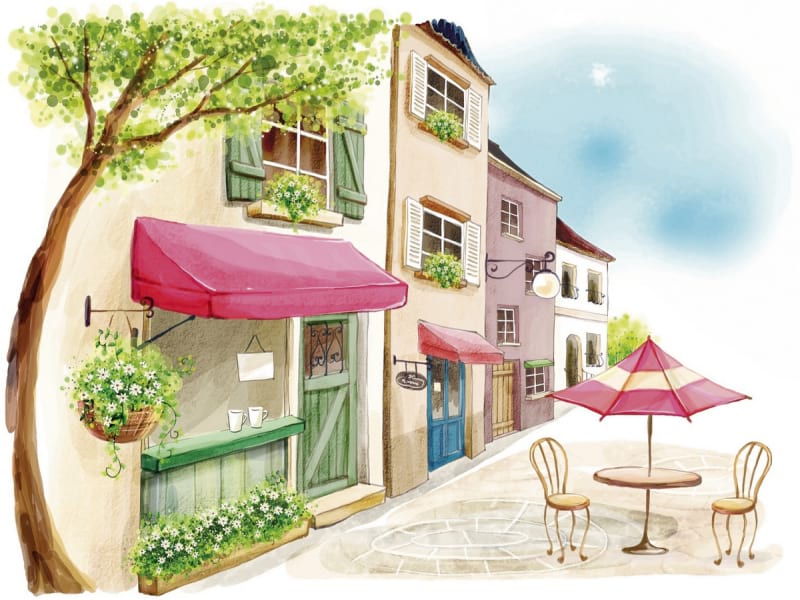 Fototapeta Sonnige Straße