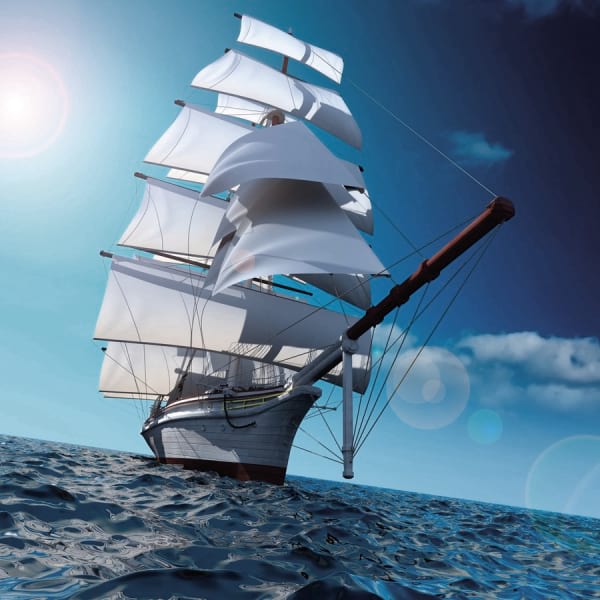 Fototapeta Schnelles Schiff