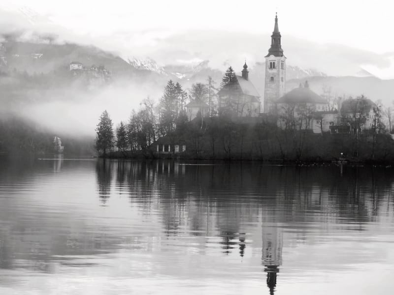 Fototapeta Insel Bled