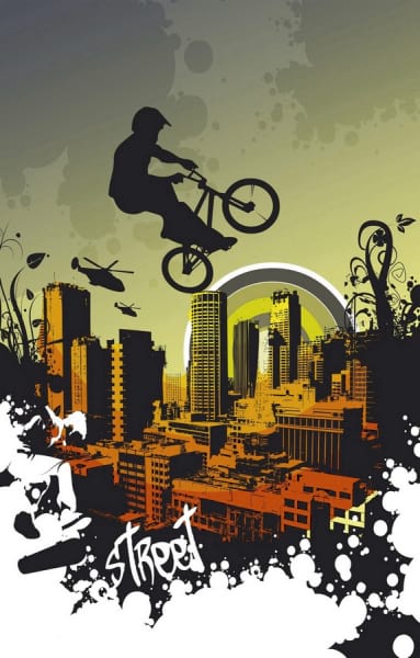 Fototapeta Radsportmeisterschaft