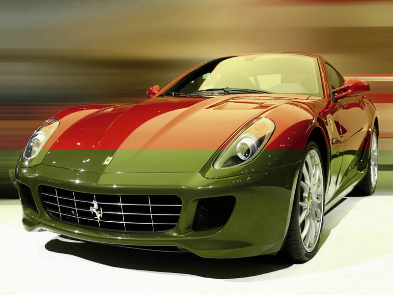 Fototapeta Roter Ferrari