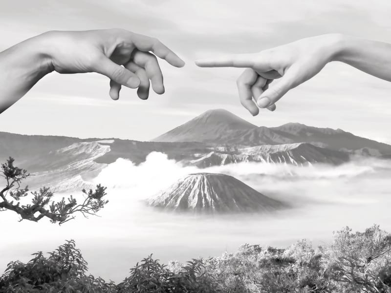 Fototapeta Kreative Landschaft