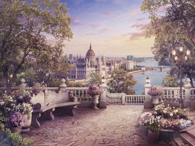 Fototapeta Panorama von Budapest