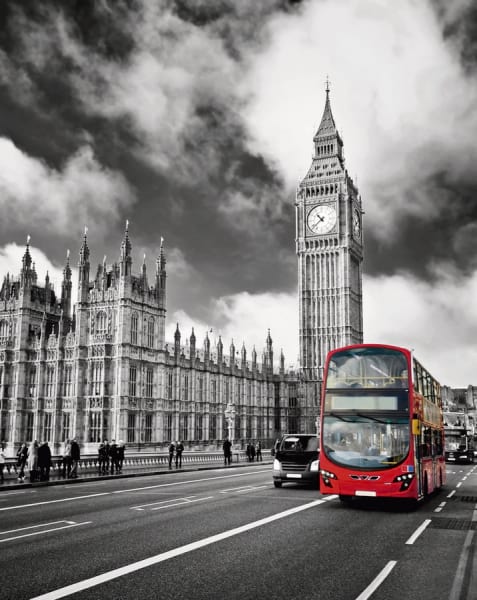 Fototapeta Herbstliches London