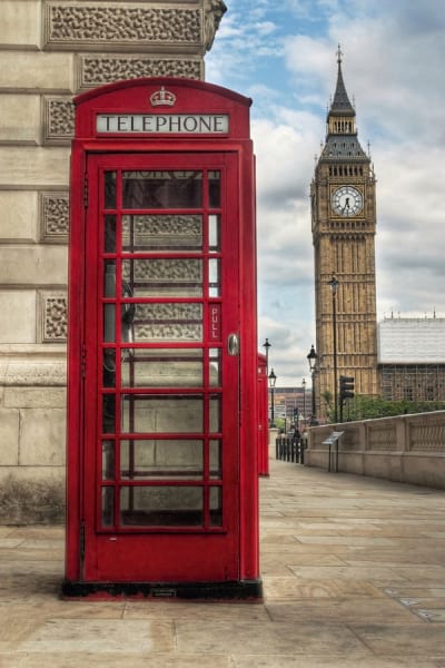 Fototapeta Red Box in London