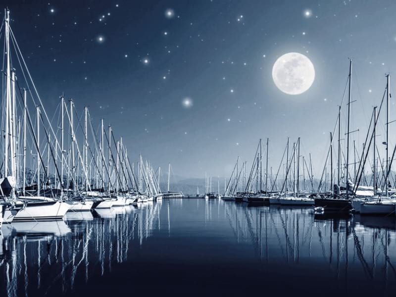 Fototapeta Yachten pünktlich