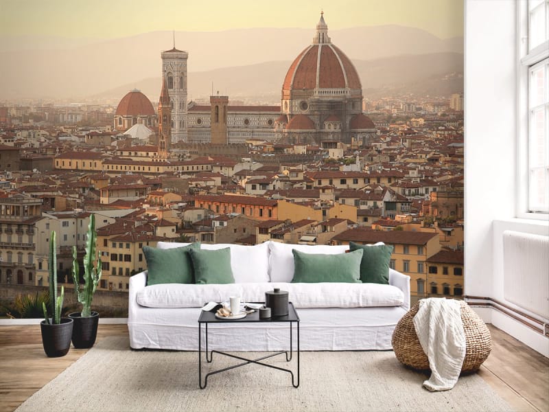 Fototapeta Kathedrale in Florenz we wnętrzu salonu