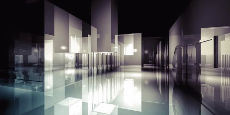 Fototapeta Volumetrische Abstraktion