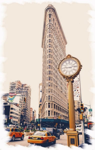 Fototapeta Straßen von New York
