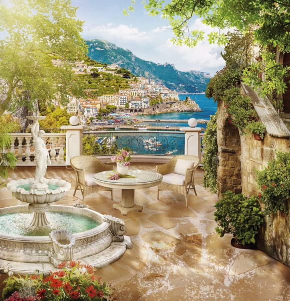 Fototapeta Sommerterrasse