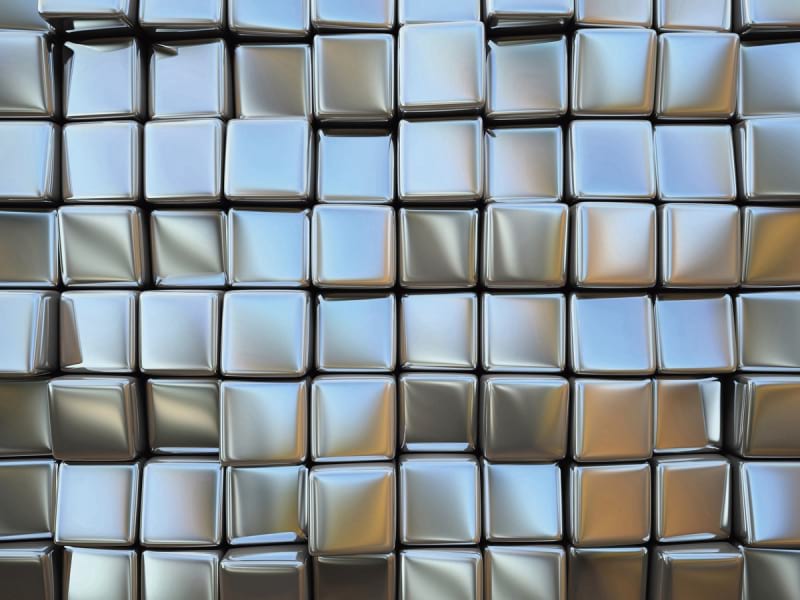 Fototapeta Metallwürfel