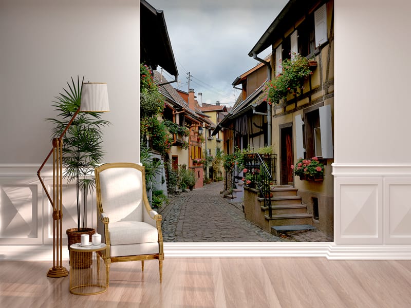 Fototapeta Straße in Frankreich we wnętrzu salonu