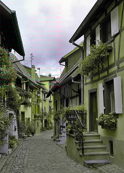 Fototapeta Straße in Frankreich