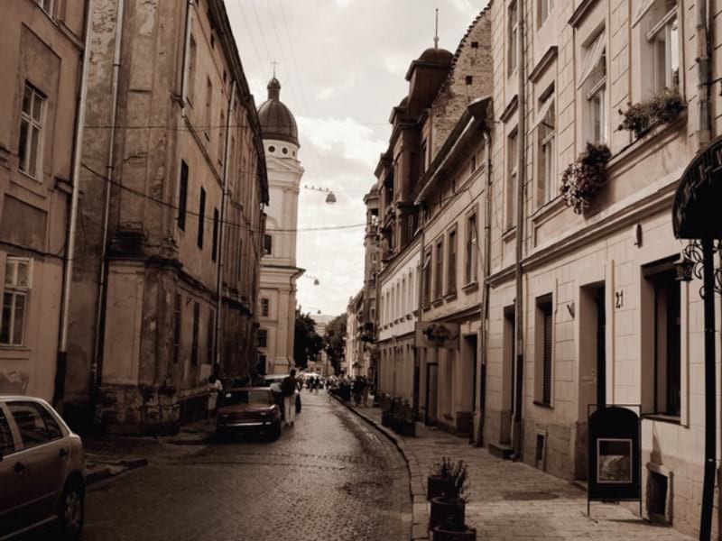 Fototapeta Straßen der Altstadt