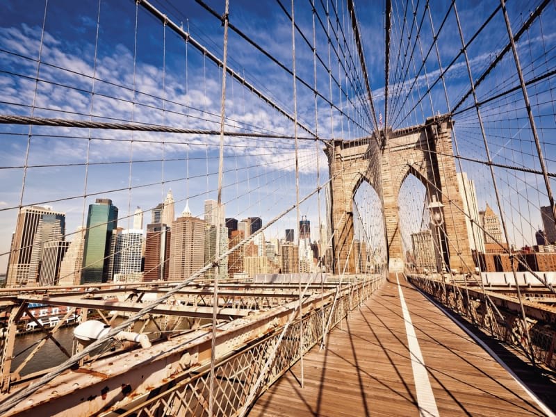 Fototapeta Brooklyn-Hängebrücke
