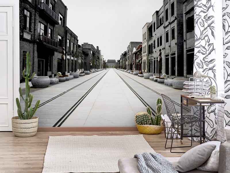 Fototapeta Straße in China we wnętrzu salonu