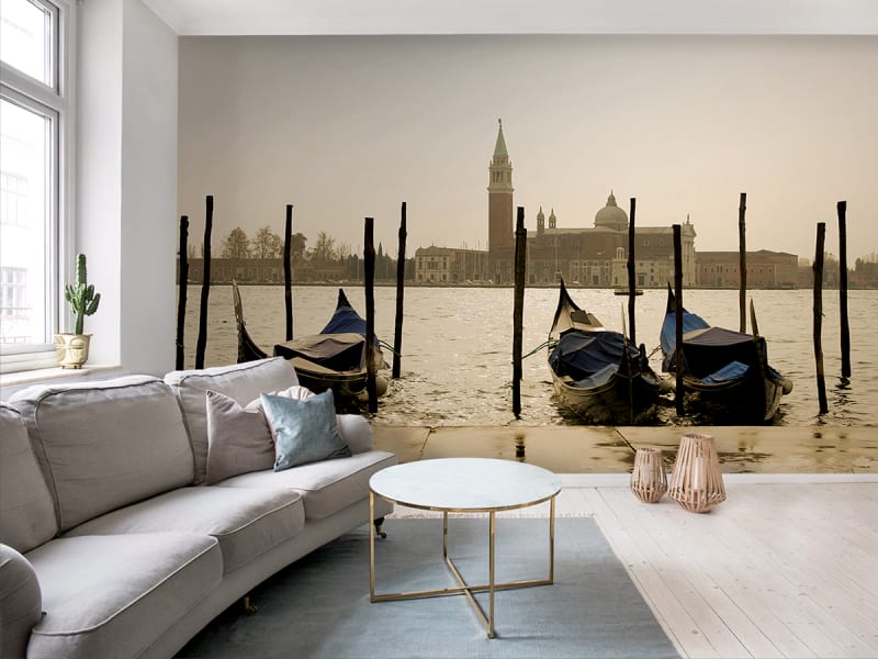 Fototapeta Venedig Marina we wnętrzu salonu