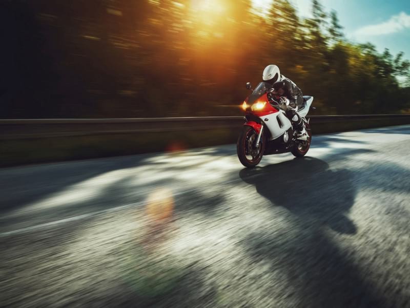 Fototapeta Rennmotorrad