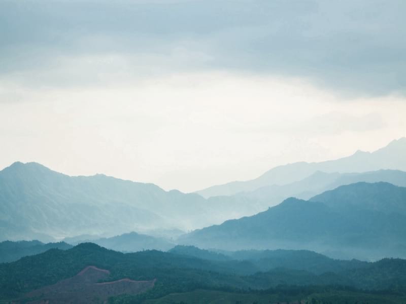 Fototapeta Skandinavische Berge