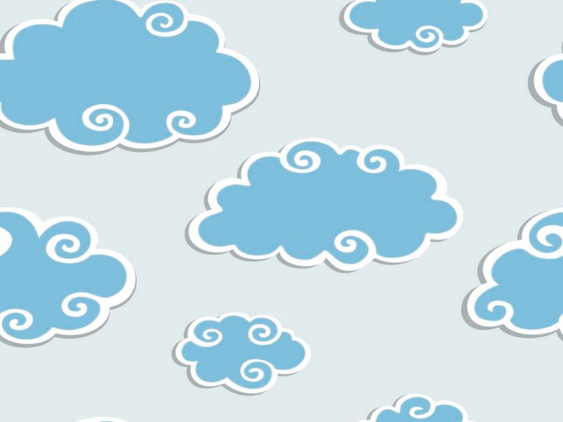 Fototapeta Blaue Wolken