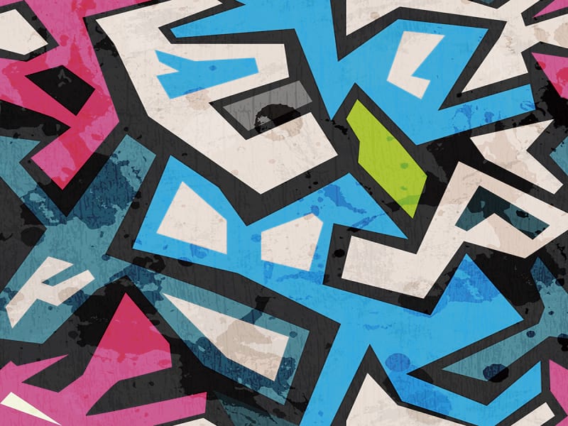 Fototapeta Abstraktes Graffiti