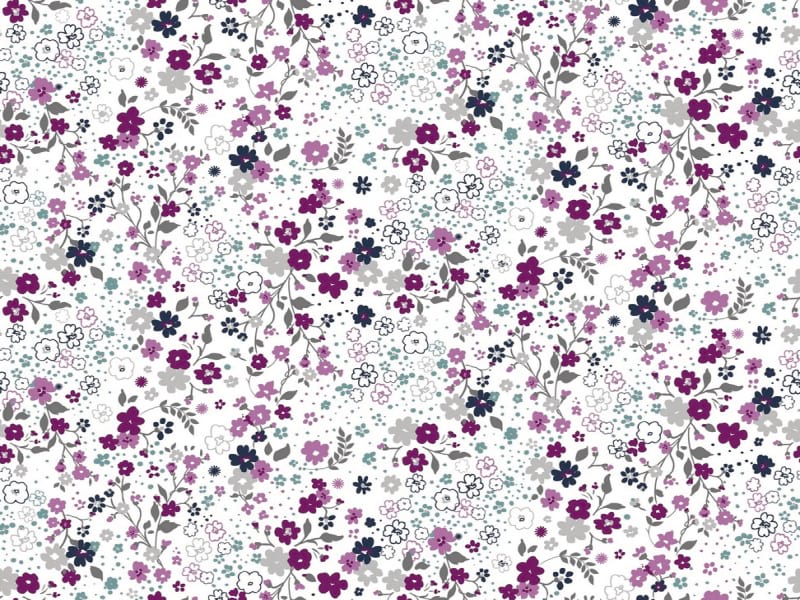 Fototapeta Muster aus kleinen Blumen