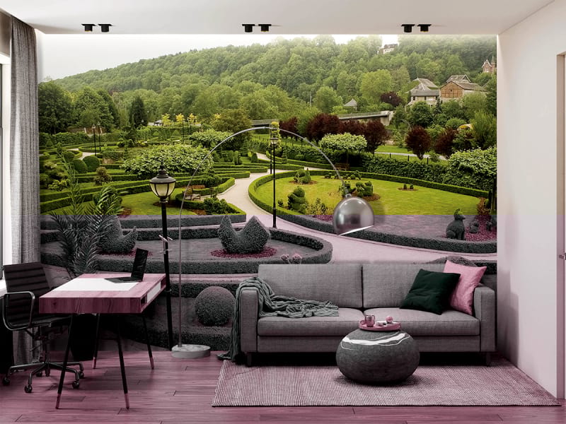 Fototapeta Grüner Park we wnętrzu biura