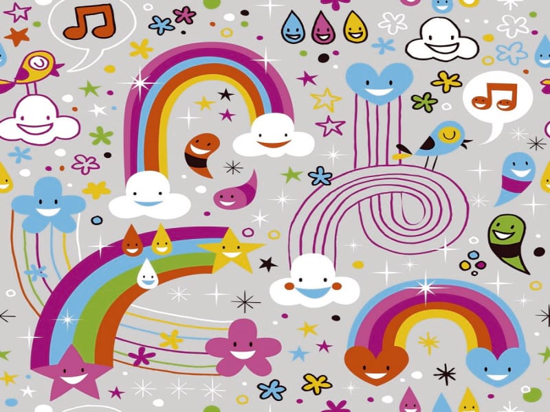 Fototapeta Lustiger Regenbogen