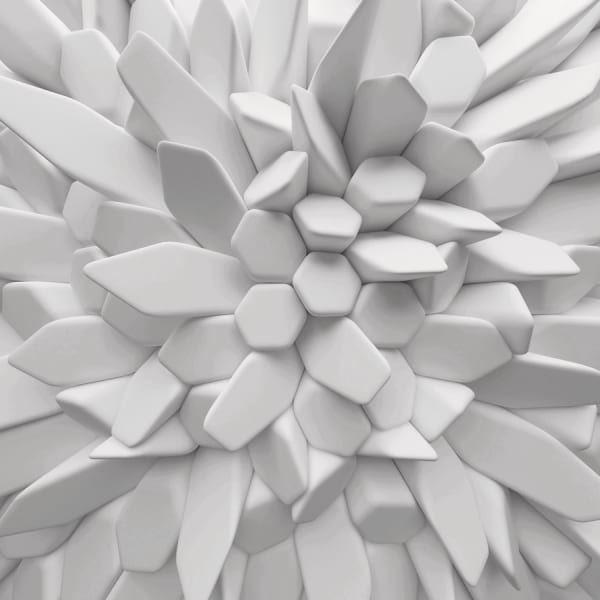 Fototapeta Abstrakte 3D-Figuren