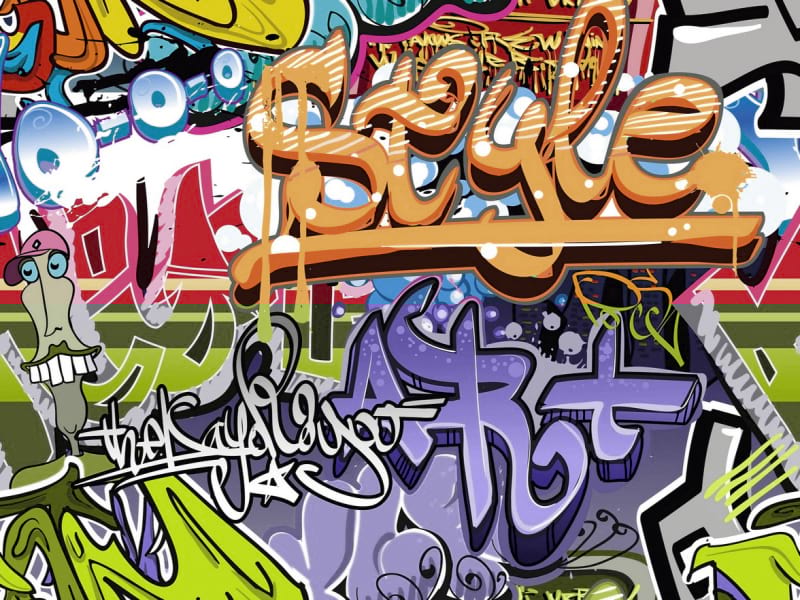 Fototapeta Graffiti-Stil