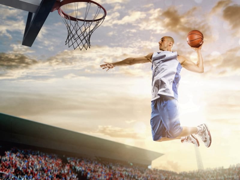 Fototapeta Basketball-Spieler