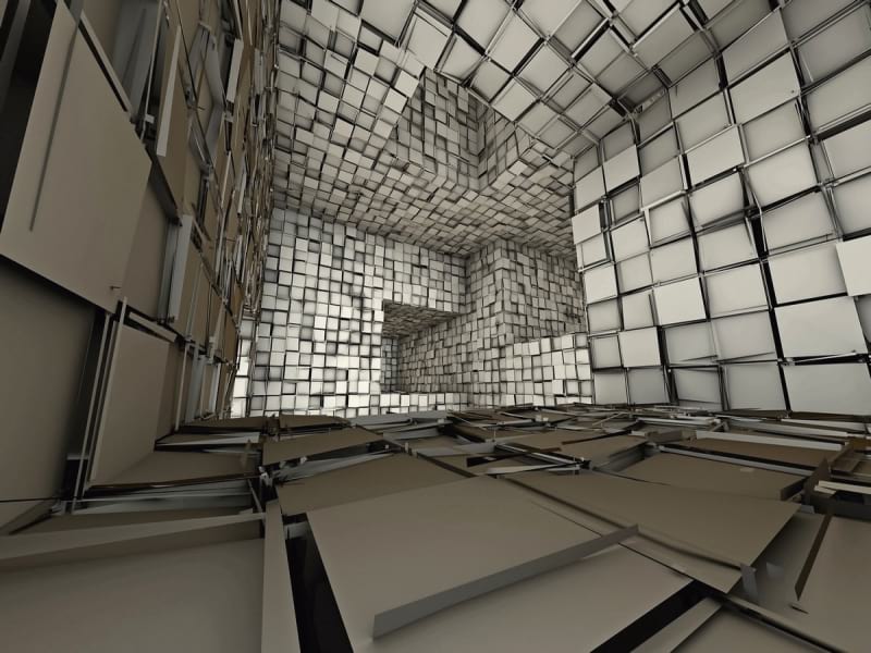 Fototapeta Undurchdringliches Labyrinth