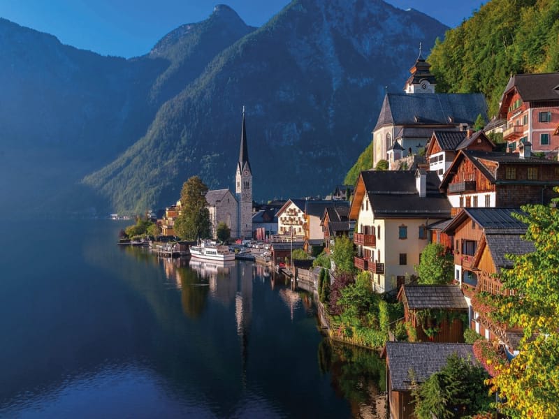 Fototapeta See in Österreich