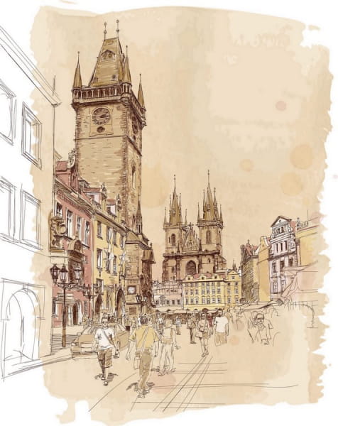 Fototapeta Prager Altstadt